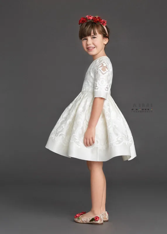 e-commerce Girls Dress Kids Model flat-lay photography