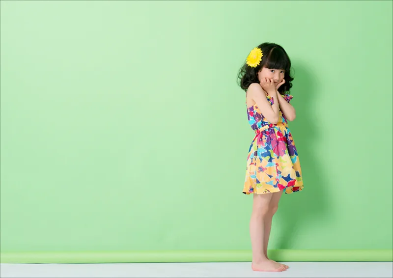 Kids Clothing Scene on-model photography