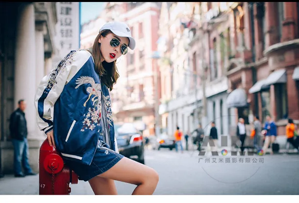 Women's Streetwear on-model photography