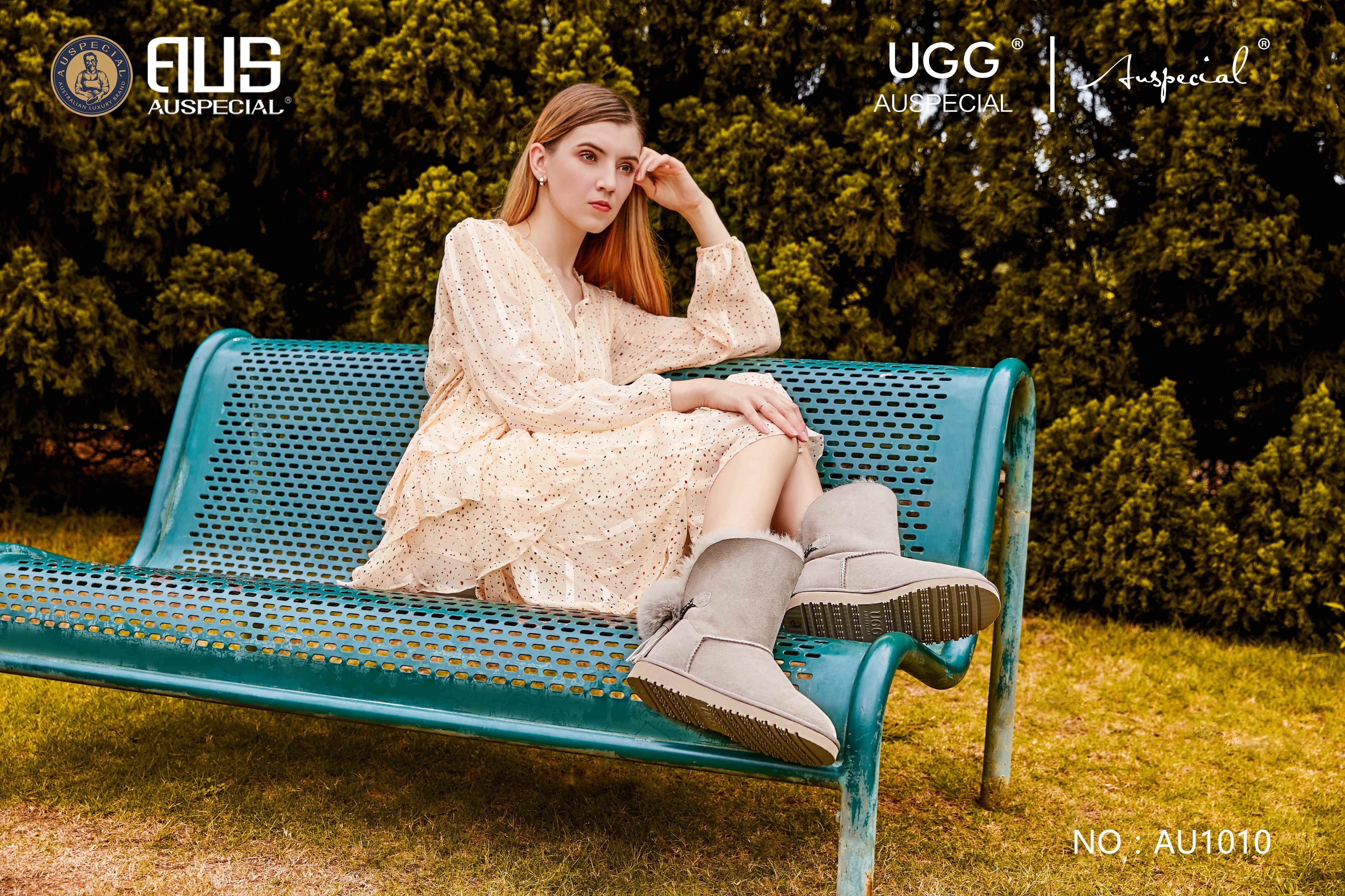 UGG Auspecial footwear detail photography showing material and stitching by AIMI Visual Media