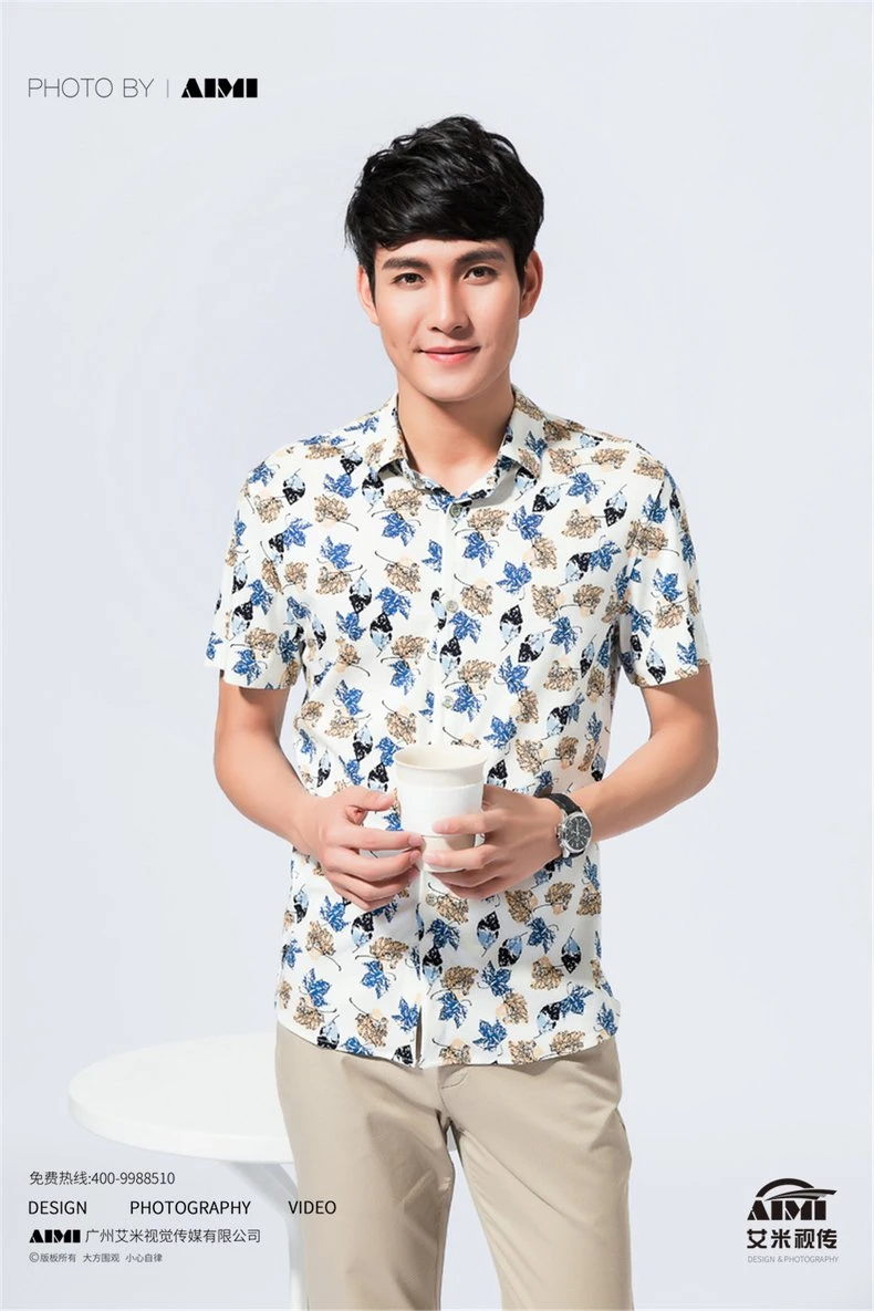 High-End Menswear Print Ad creative photography
