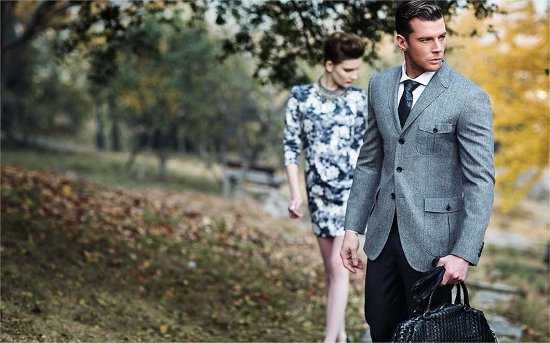 High-End Menswear Commercial on-model photography