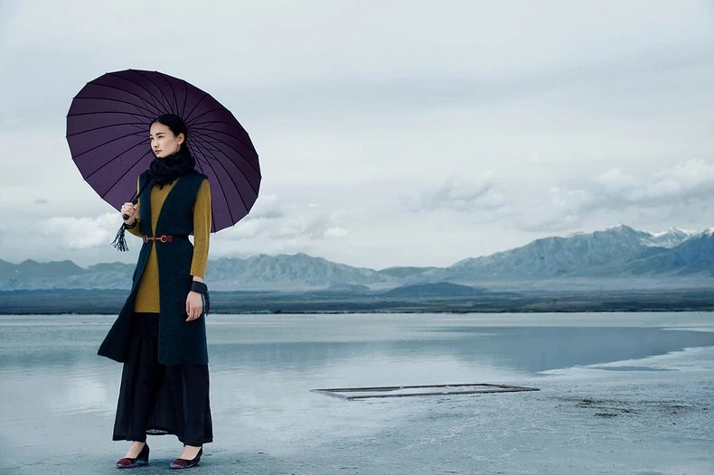 Women's Outdoor Fashion lookbook photography
