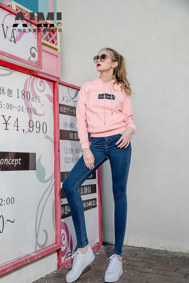 Classic Jeans Model Photography for E-commerce flat-lay photography