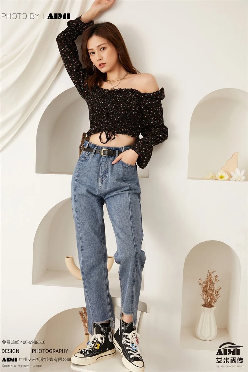 Women's Jeans Fashion ghost mannequin photography