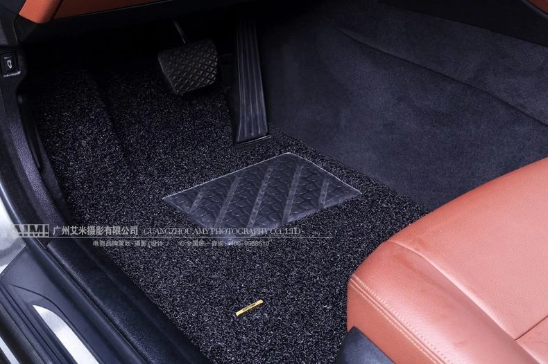 black speckled coil driver mat with diamond stitched heel pad