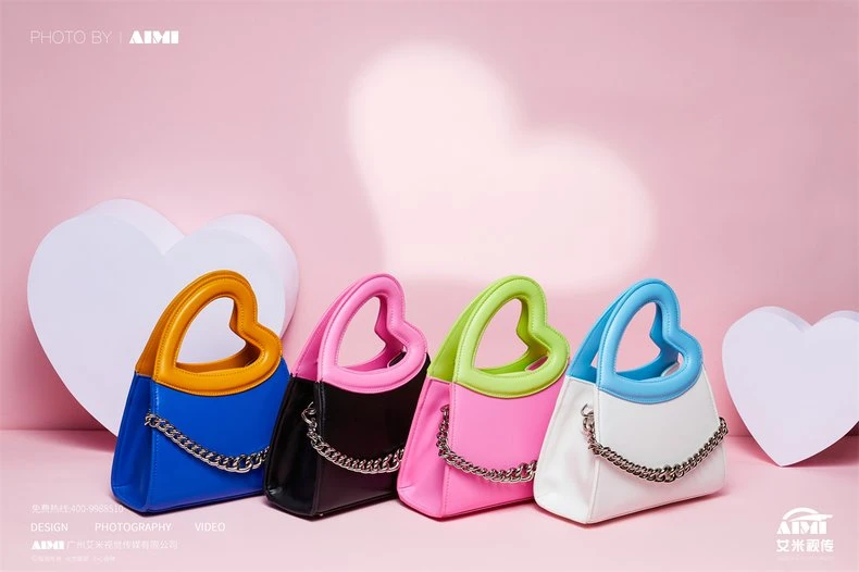 Handbag flat-lay photography