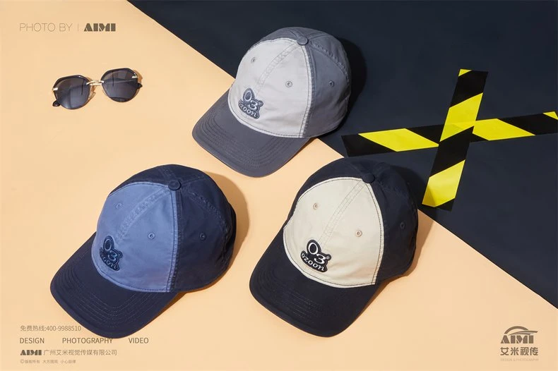 Baseball Cap flat-lay photography