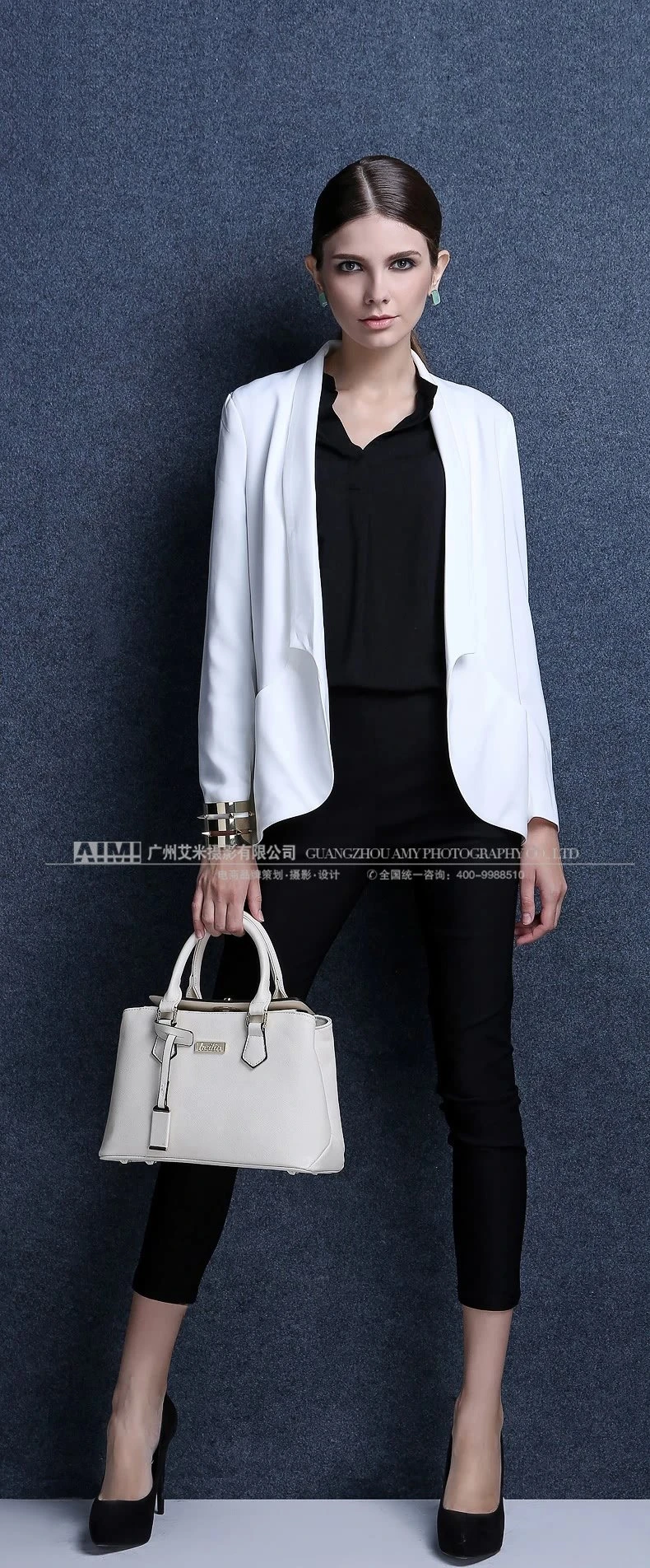 Guangzhou bag shooting company Professional female bag model brand publicity flat-lay photography