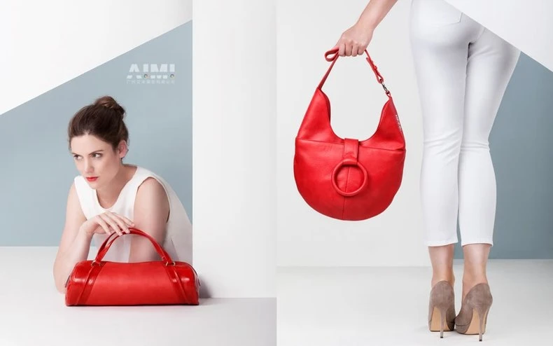 Guangzhou bag modeling photography e-commerce fashion bag photography Tianhe photography company detail shot photography