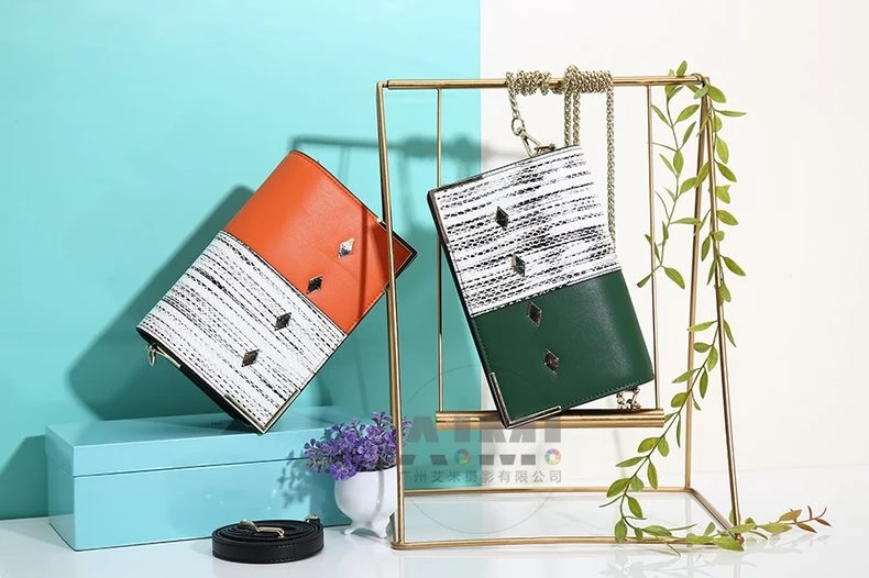 Ladies Handbag Classic Shooting Girls Crossbody Bag Scene Creative Shooting detail shot photography