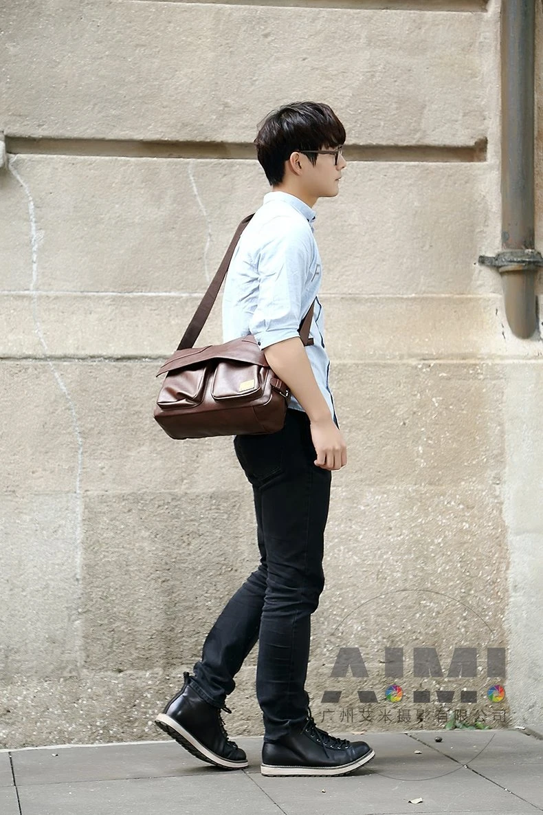 Guangzhou man bag photography Professional model bag photography Outdoor bag flat-lay photography