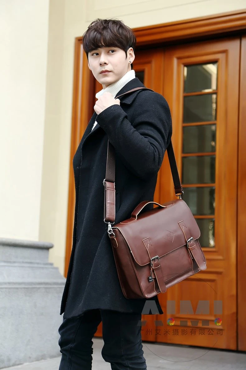 Guangzhou man bag photography Professional model bag photography Outdoor bag flat-lay photography