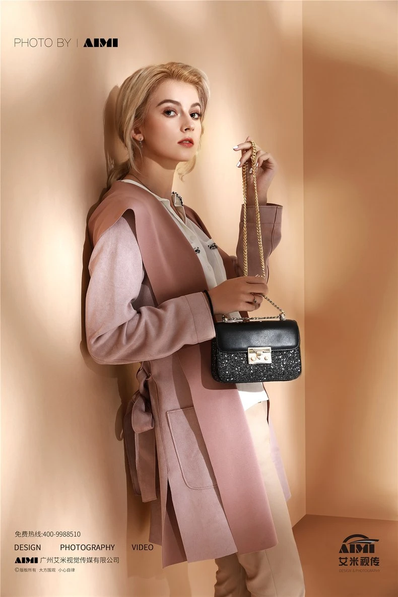 High-end brand ladies bag creative photography Guangzhou product modeling photography company lifestyle photography