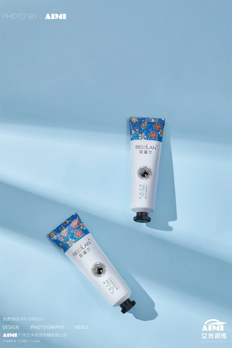 Hand Cream flat-lay photography
