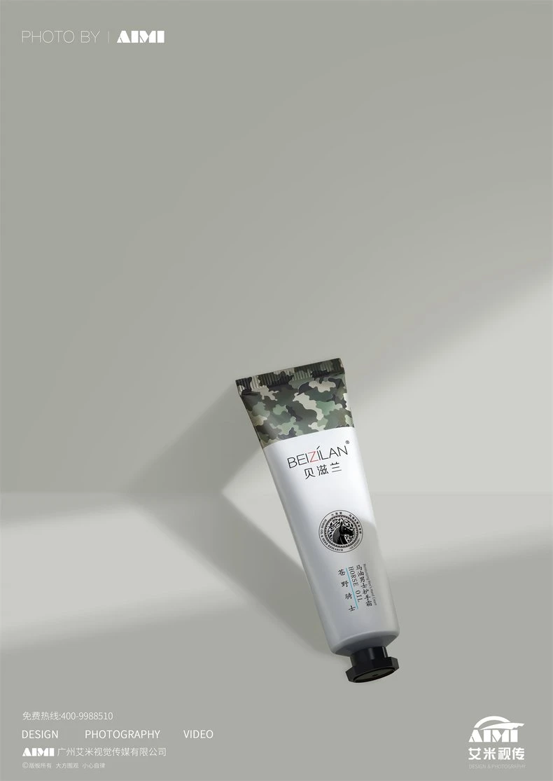 Hand Cream white background photography