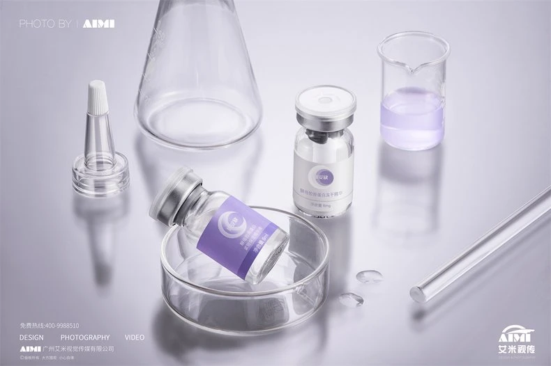 Collagen Supplement texture close-up photography