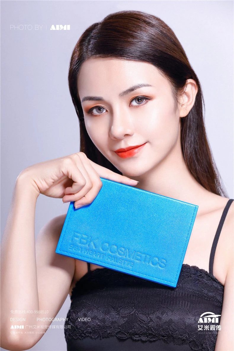 Guangzhou beauty eyeshadow shooting company Professional cosmetics model display shooting texture close-up photography