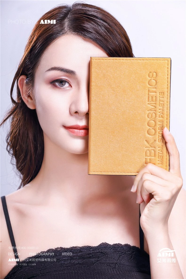 Guangzhou beauty eyeshadow shooting company Professional cosmetics model display shooting flat-lay photography