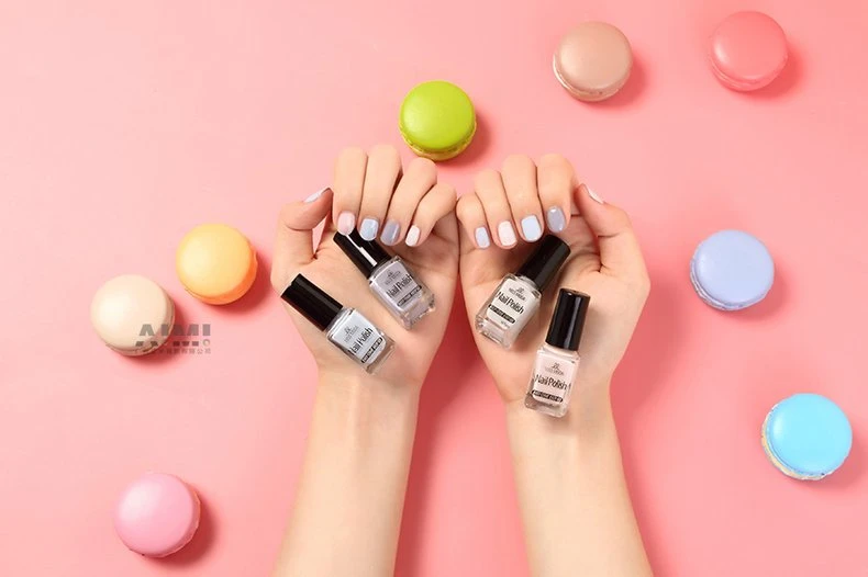 Beauty Nail Polish Scene Photography Hand Touch Product Detail flat-lay photography