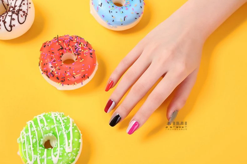 Fashion Nail Polish Photography Company Guangzhou Cosmetics Hand Touch Graphic texture close-up photography
