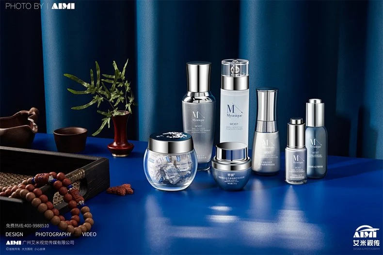 e-commerce skincare shooting effect Chinese style photography Guangzhou cosmetics shooting company creative photography