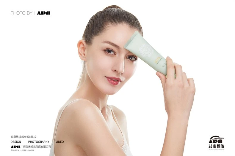 Guangzhou skincare photo photography female model product display flat-lay photography