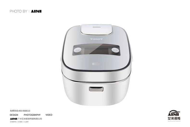 Rice Cooker Product Photography TOSOT Brand Guangzhou Household Appliances Photography Company detail shot photography