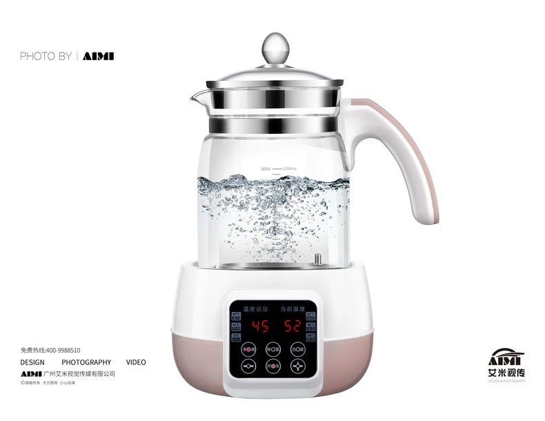 e-commerce kettle photography household products professional reflective surface photography