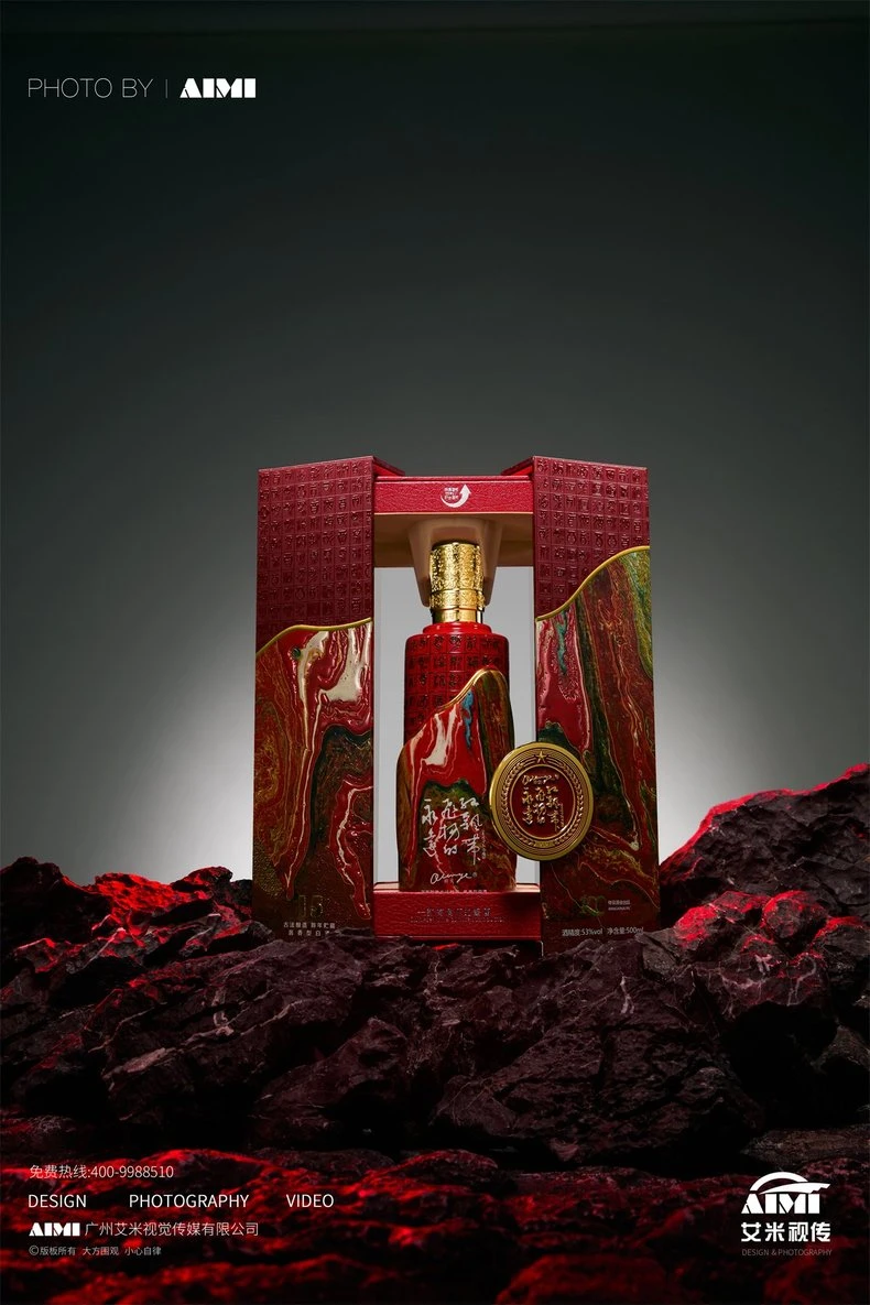 Baijiu (Chinese Liquor) styled scene photography