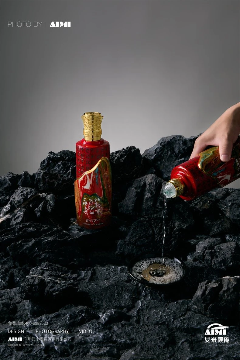Baijiu (Chinese Liquor) creative composition photography
