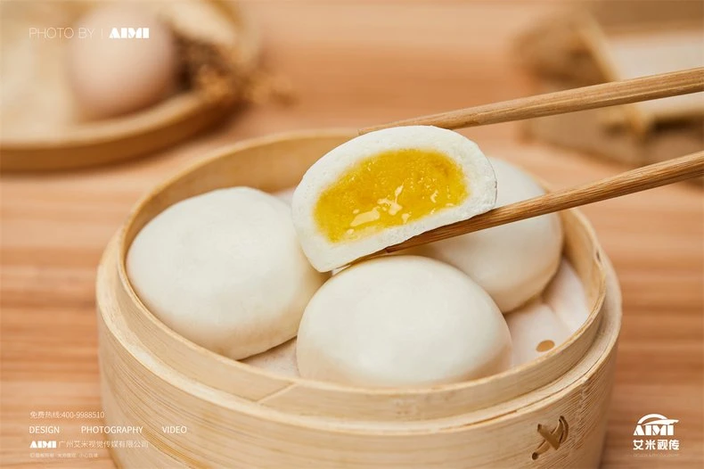 Steamed Buns creative composition photography