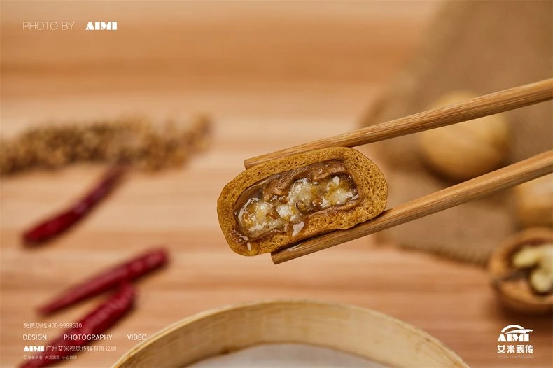Steamed Buns group arrangement photography