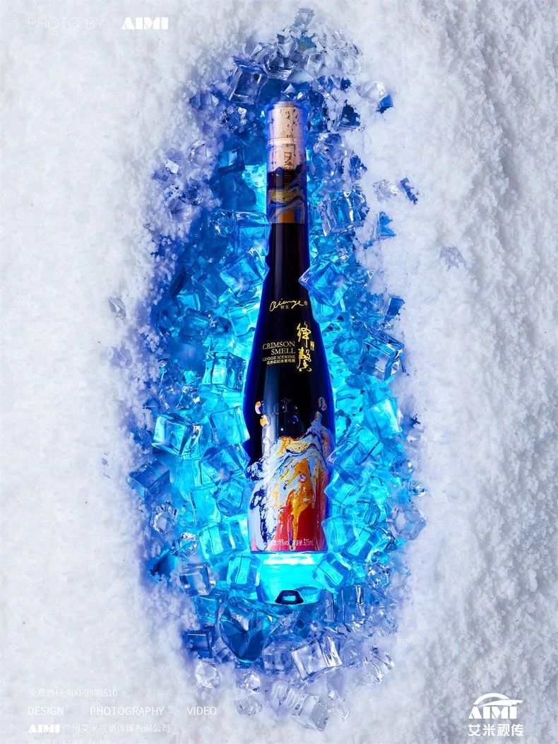 Ice Wine styled scene photography