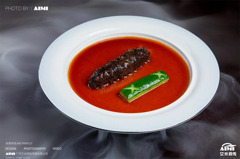Dishes styled scene photography