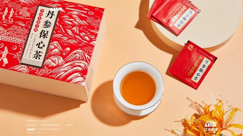 Herbal Tea styled scene photography