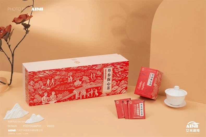 Herbal Tea white background photography