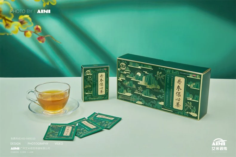 Health Tea creative composition photography