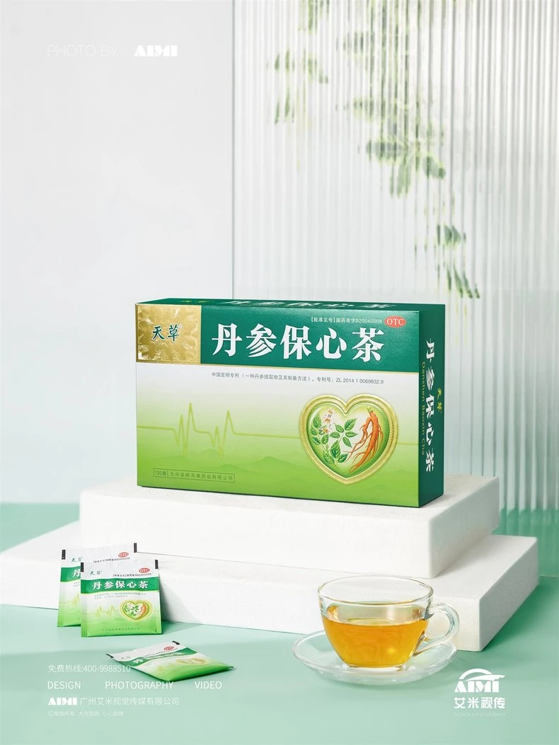 Herbal Tea white background photography