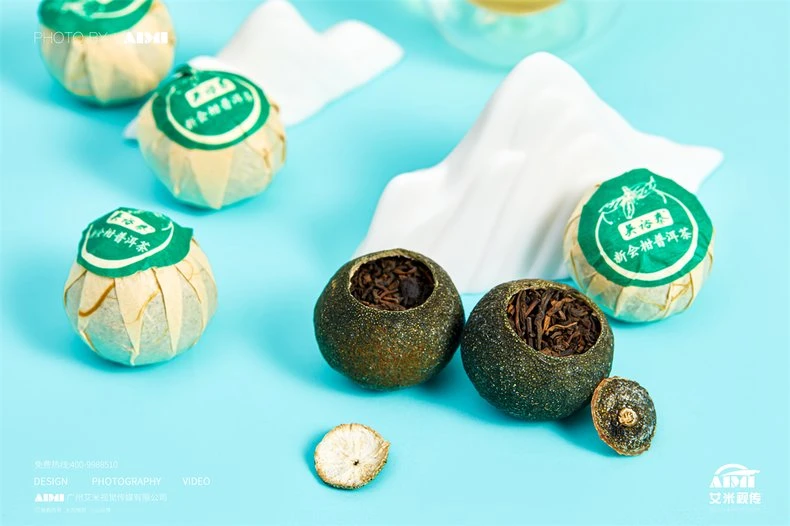 Citrus Tea white background photography