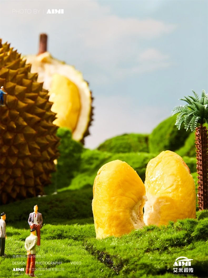 Durian styled scene photography
