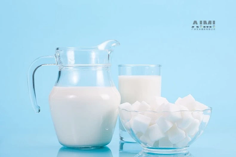 Milk Drink Photography E-commerce Food Image Photography Guangzhou Food Photography Company group arrangement photography