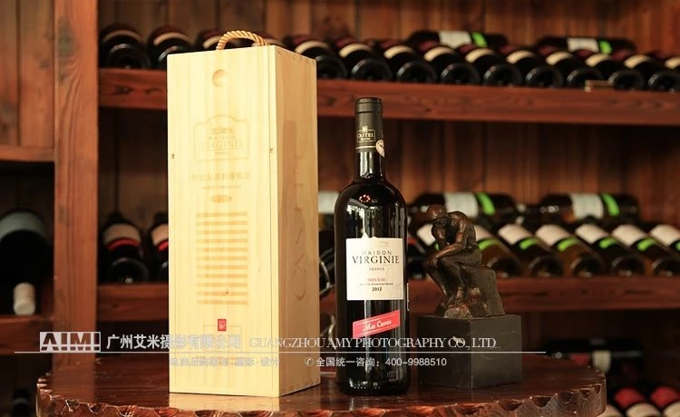 Gift Red wine pure scene shooting E-commerce alcohol creative composition photography
