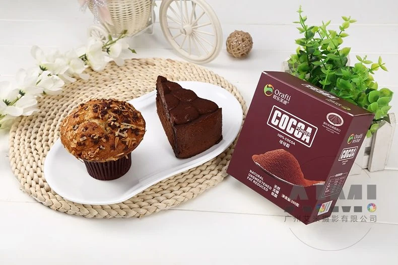 Branded Cocoa Powder Photography Coffee Photography E-commerce Snacks Photography Company creative composition photography