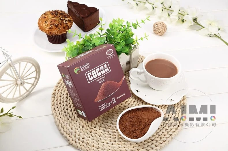 Branded Cocoa Powder Photography Coffee Photography E-commerce Snacks Photography Company creative composition photography