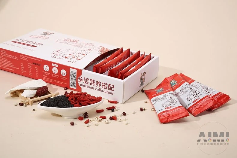 Red Bean and Barley Powder Photography Cuisine Creative Photography Guangzhou Food Photography Servi styled scene photography