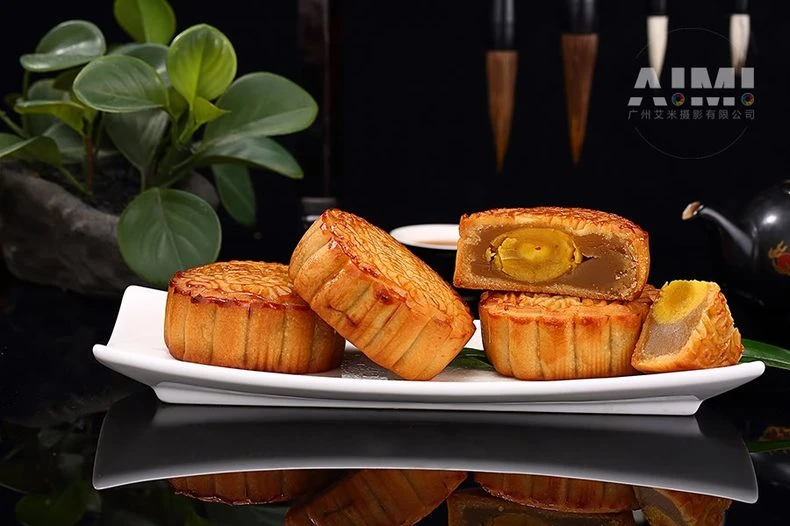 E-commerce moon cake shooting Food scene photography Guangzhou food shooting company styled scene photography