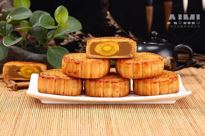 E-commerce moon cake shooting Food scene photography Guangzhou food shooting company group arrangement photography