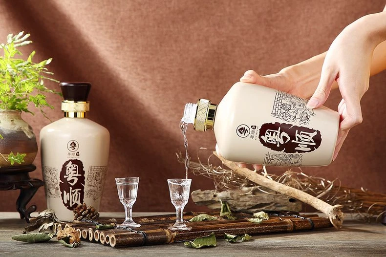 Guangzhou White Wine Photography Company Wine Product Creative creative composition photography