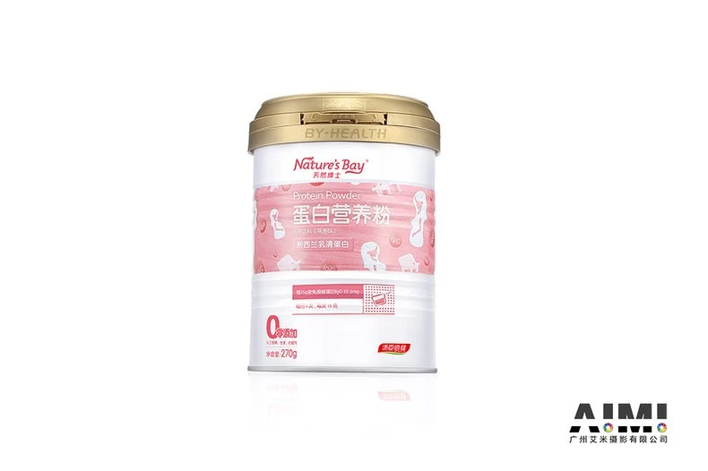 Brand Milk Powder Product Photography BY-HEALTH Commercial Product Advertising Shooting white background photography